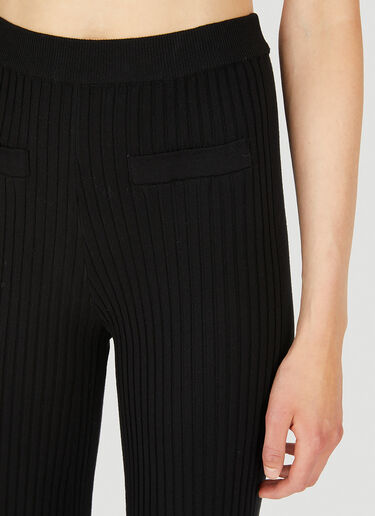 Rabanne Ribbed Pants Black pac0250033