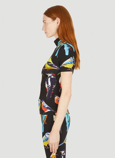 Stella McCartney Bird Print Top Black stm0251008