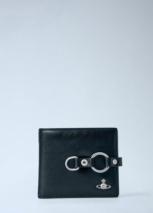 Vivienne Westwood Man. Bondage Billfold Wallet Black vvw0164004