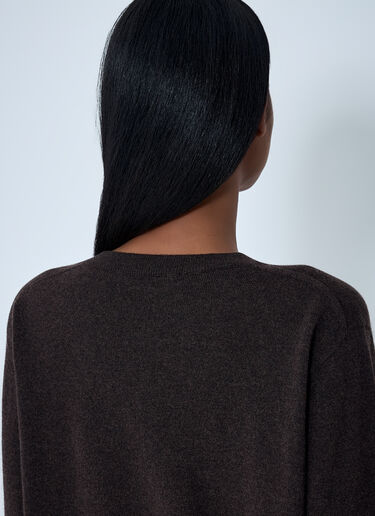 The Row Leilani Sweater Brown row0262015