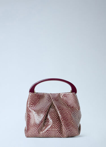Dries Van Noten Patterned Top Handle Bag Bordeaux dvn0264035