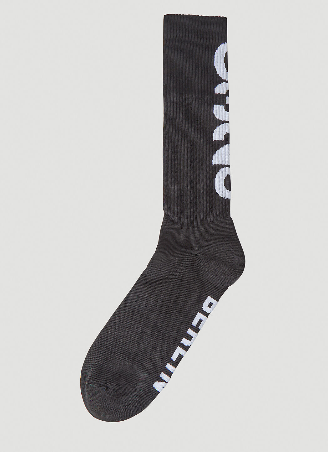 032c Logo Print Long Socks Black cee0156025