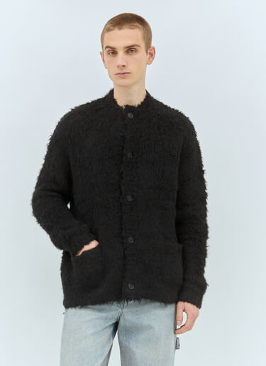 Acne Studios Fluffy Cardigan Black acn0158014