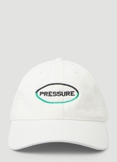 Pressure Embroidered Logo Cap White prs0148031