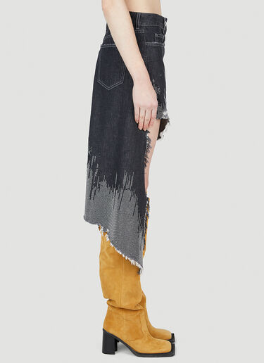 JW Anderson Asymmetric Studded Skirt Grey jwa0252002