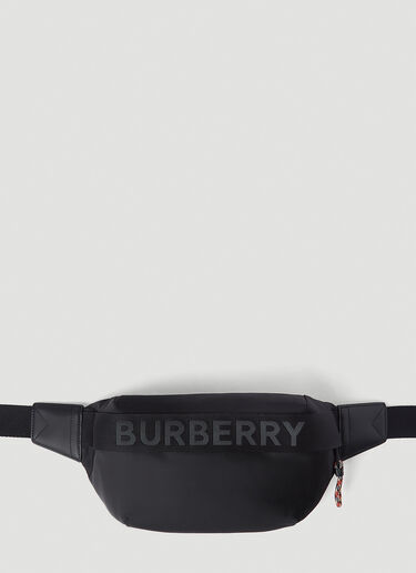 Burberry Sonny Recycled-Nylon Belt Bag in Black