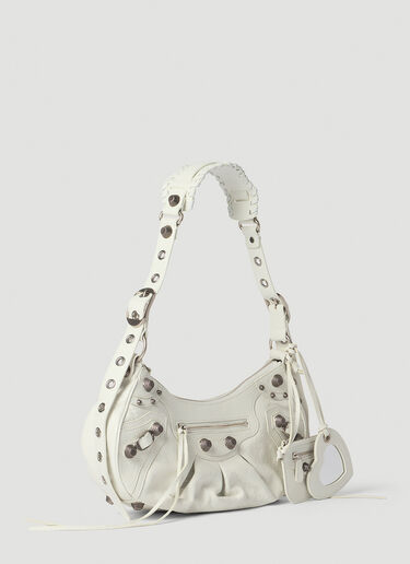 Balenciaga Le Cagole Small Shoulder Bag White bal0253041