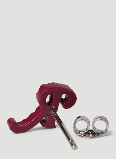 Raf Simons R + S Earrings Pink raf0250023