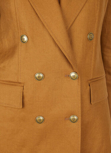 Max Mara Verace Double Breasted Blazer Brown max0252022