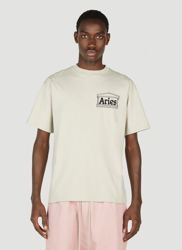 Aries Temple T-Shirt Grey ari0152006