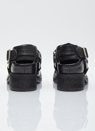 Acne Studios 搭扣皮鞋 黑色 acn0254025