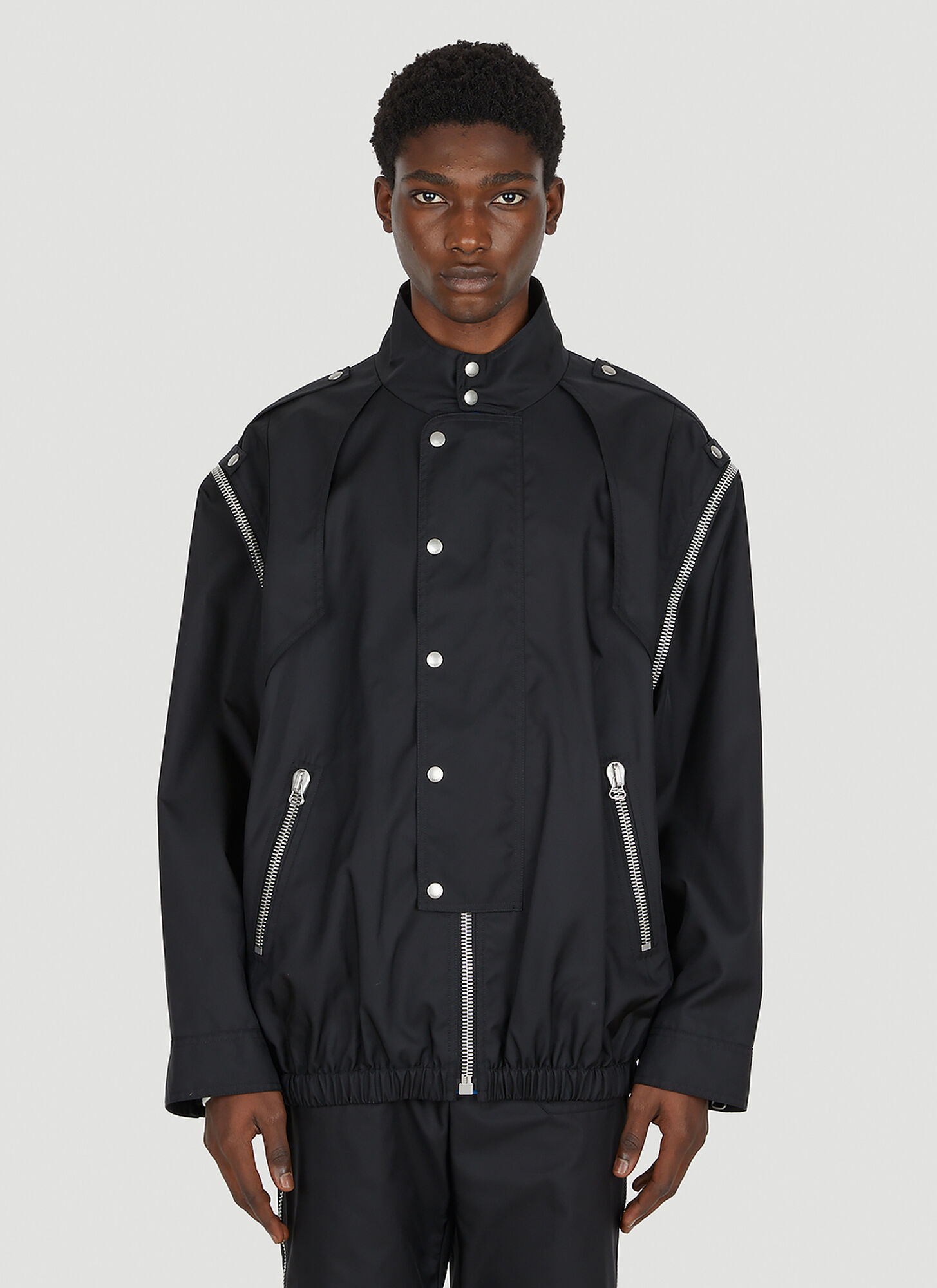 Gucci Mulit Zip Jacket In Black