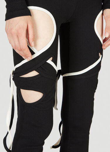 Ottolinger Otto Lounge Ribbed Leggings Black ott0251006