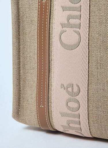Chloé Small Woody Tote Bag Beige chl0259044