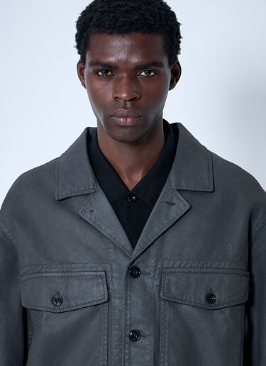 Lemaire Trucker Jacket Brown lem0160009
