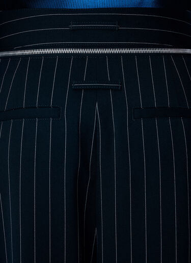Jean Paul Gaultier Pinstripe Wool Pants Black jpg0259008
