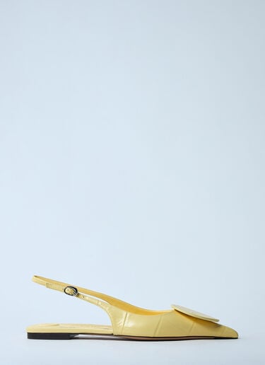 Jacquemus Les Slingbacks Duelo Pumps Yellow jac0260048