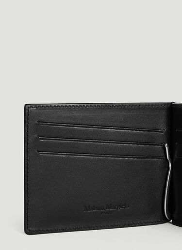 Maison Margiela Bi-Fold Clip Wallet Black mla0144022