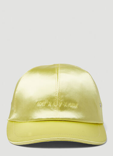 1017 ALYX 9SM Logo Embroidery Baseball Cap Yellow aly0150015