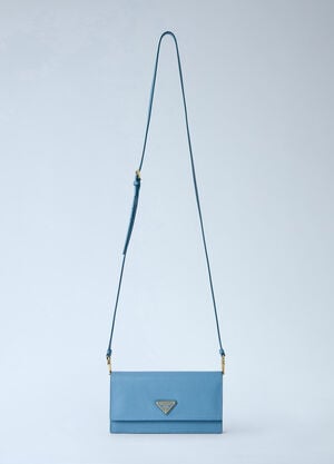 Prada Saffiano Leather Mini Bag Light Blue pra0264204
