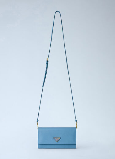LN-CC® - Prada: Saffiano Leather Mini Bag - Light Blue Prada Saffiano Leather Mini Bag Light Blue pra0264204