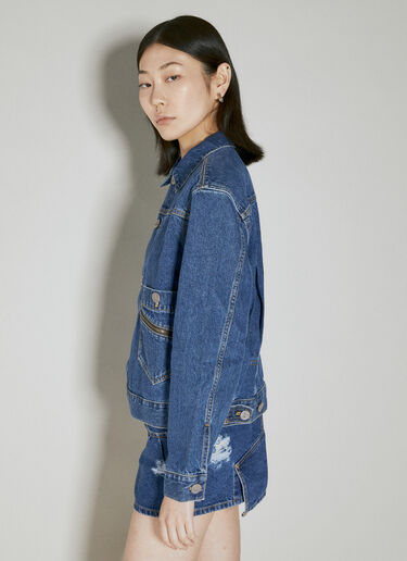 Vivienne Westwood スプレー・オーブマリーン・デニムジャケット。 ブルー vvw0253009