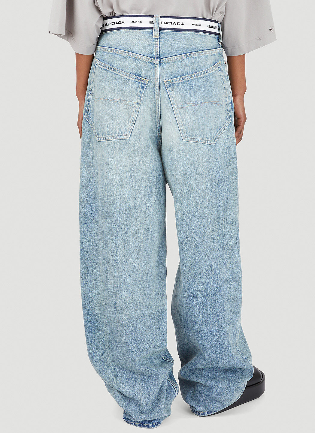 Balenciaga jeans logo sale