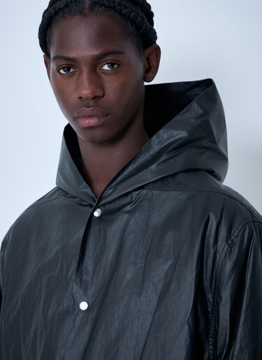 Woven Hooded Jacket Rick Owens Woven Hooded Jacket Black ric0162004