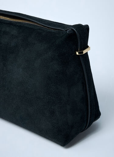 T-Lock Leather Clutch TOTEME T-Lock Leather Clutch Black tot0261050