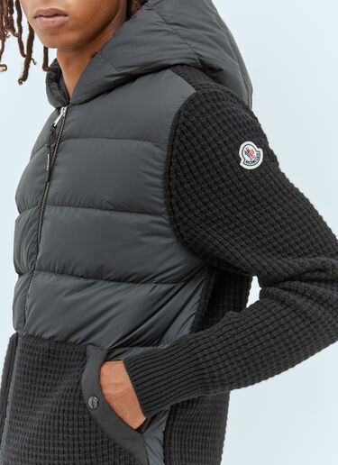 Moncler 衬垫拉链开衫 黑色 mon0158028