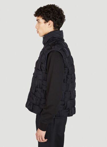 Bottega Veneta Intrecciato Sleeveless Jacket Black bov0151031