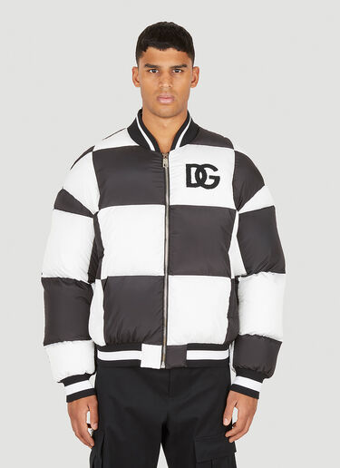 Dolce & Gabbana DG Damier Bomber Jacket Black dol0150008