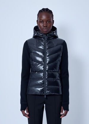 Moncler Grenoble Hooded Quilted Down Vest Black mog0265015