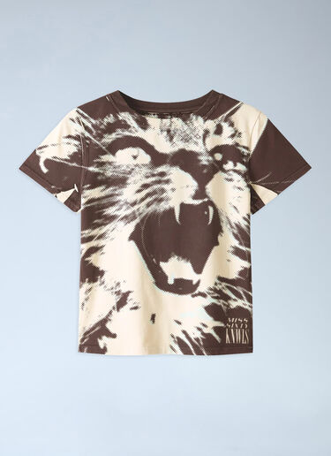 Miss Sixty x KNWLS Printed T-Shirt Brown msk0263020