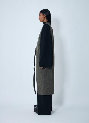Wool Draped Waistcoat Rick Owens Wool Draped Waistcoat Grey ric0262001