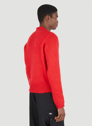 Raf Simons 复古针织毛衣 红色 raf0146016