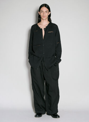 Yohji Yamamoto Y-베이커 팬츠 블랙 yoy0154003