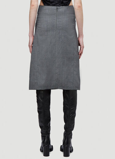 Vetements Tailored Pencil Skirt Grey vet0243005