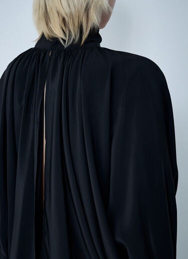 Max Mara Silk Blouse Black max0261009