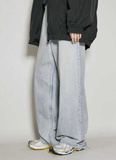 Distressed Baggy Jeans Balenciaga Distressed Baggy Jeans Blue bal0254026