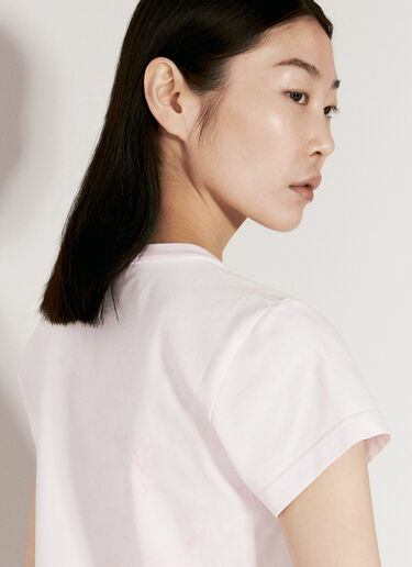 Alexander Wang 그래픽 슈렁큰 티셔츠  화이트 awg0256006
