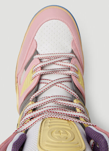 Gucci Basket Sneakers Pink guc0250119