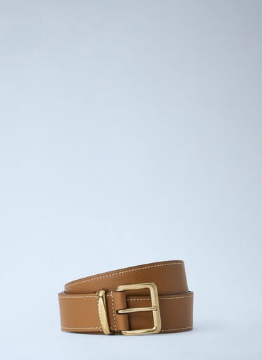 Leather Belt Miu Miu Leather Belt Brown miu0265029