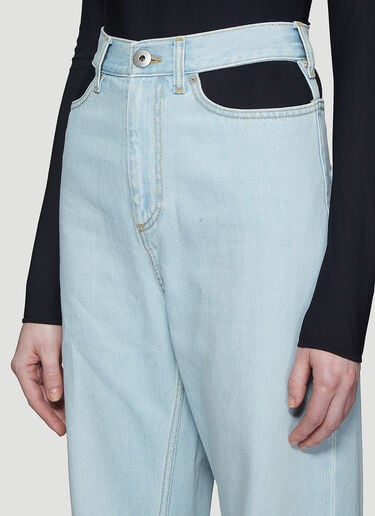 Cut-Out Jeans Maison Margiela Cut-Out Jeans Blue mla0235010
