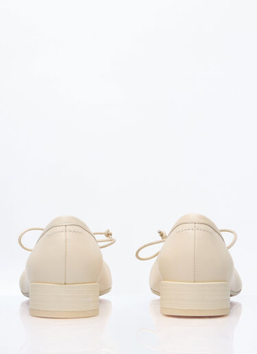 MM6 Maison Margiela Anatomic Ballerina Shoes Cream mmm0258005