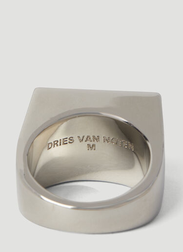 Dries Van Noten 슈발리에 반지  블랙 dvn0156050