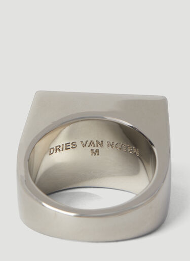 Dries Van Noten Chevalier Ring Black dvn0156050