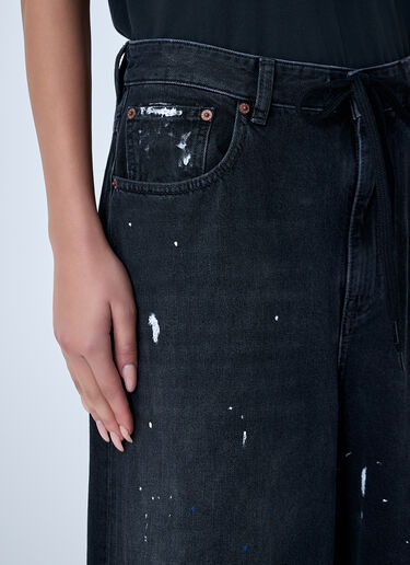 Distressed Jeans MM6 Maison Margiela Distressed Jeans Black mmm0261009