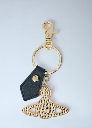 Vivienne Westwood Hammered Orb Keyring Gold vvw0264019