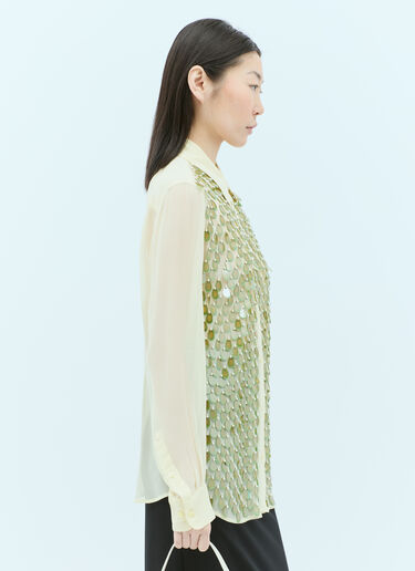 Dries Van Noten Sequin Shirt Yellow dvn0256031